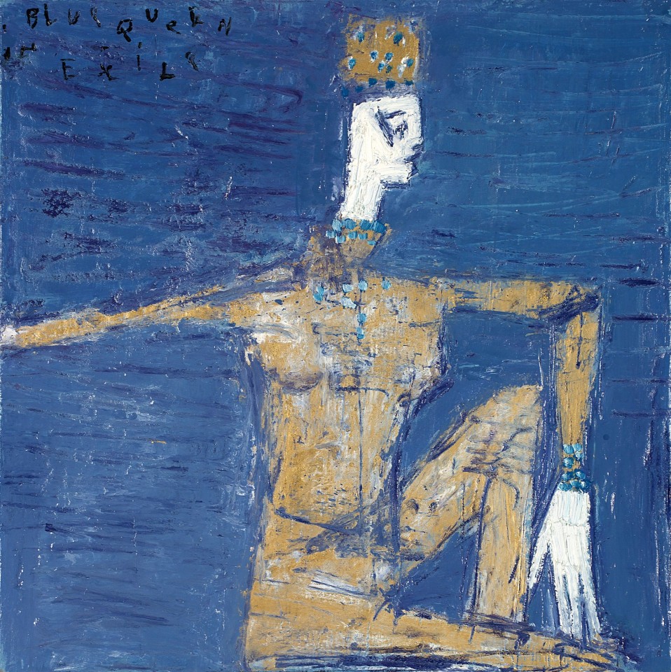 Reza Derakshani, Blue Queen in Exile, 2014