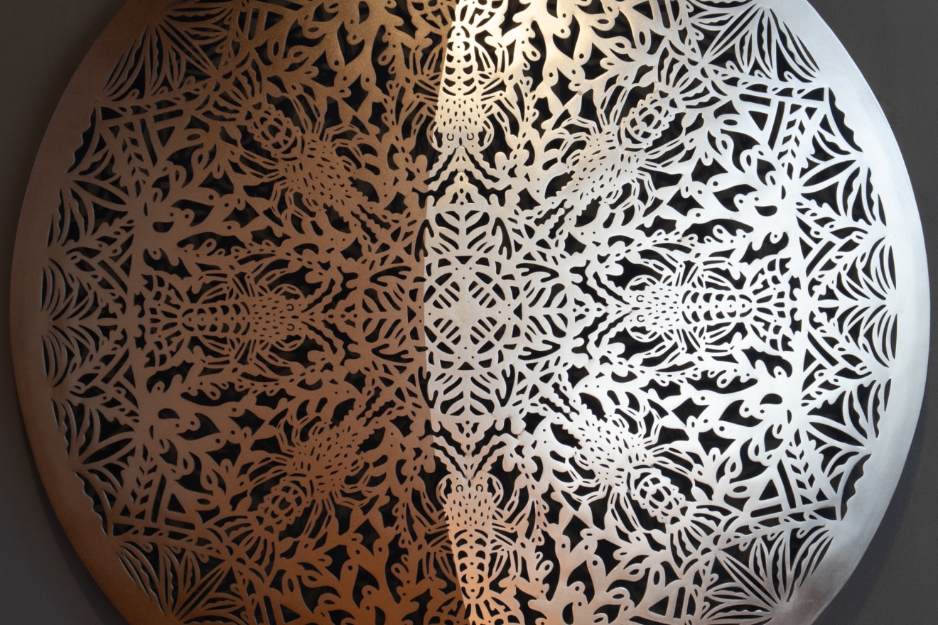 Michel Tuffery, Valu Kōura (First Quarter Moon), 2024