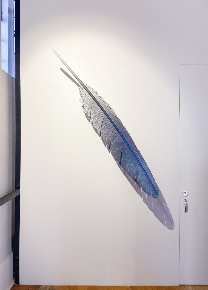 Neil Dawson, Kererū feather, 2020