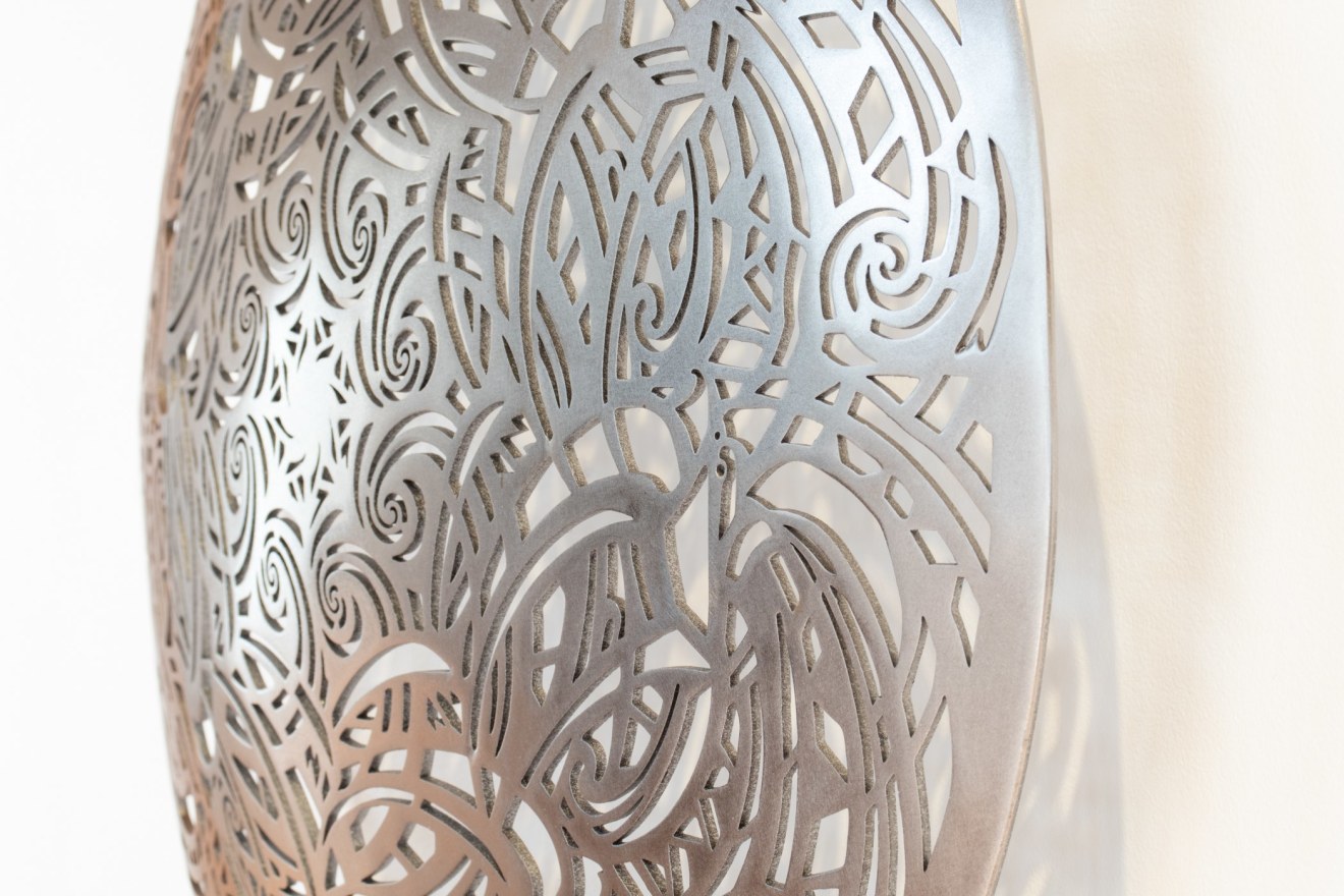 Michel Tuffery, Ngā Manu Valu (Waxing Gibbous Moon), 2024