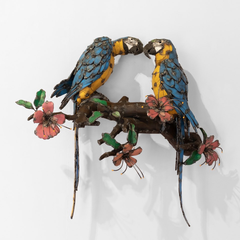 Hannah Kidd, Tropical Downpour (Blue), 2025