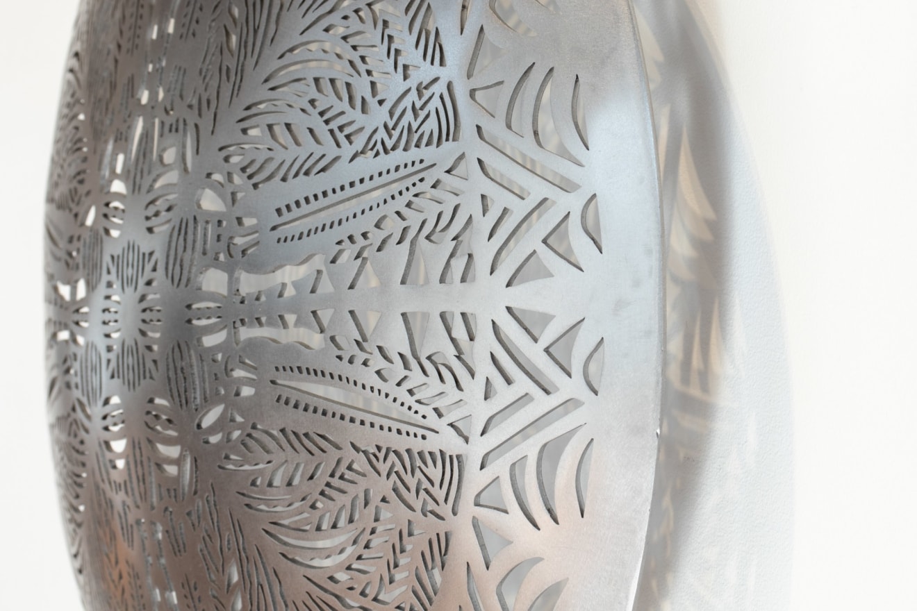 Michel Tuffery, Siapo Māhina (Full Moon), 2024