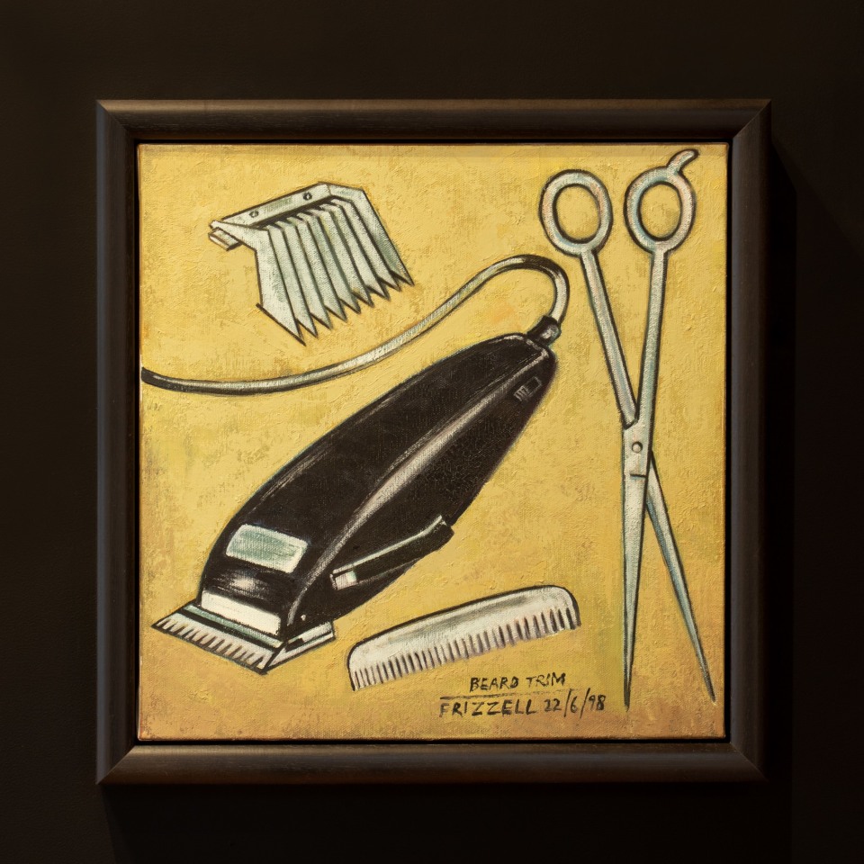 Dick Frizzell, Beard Trim, 1998