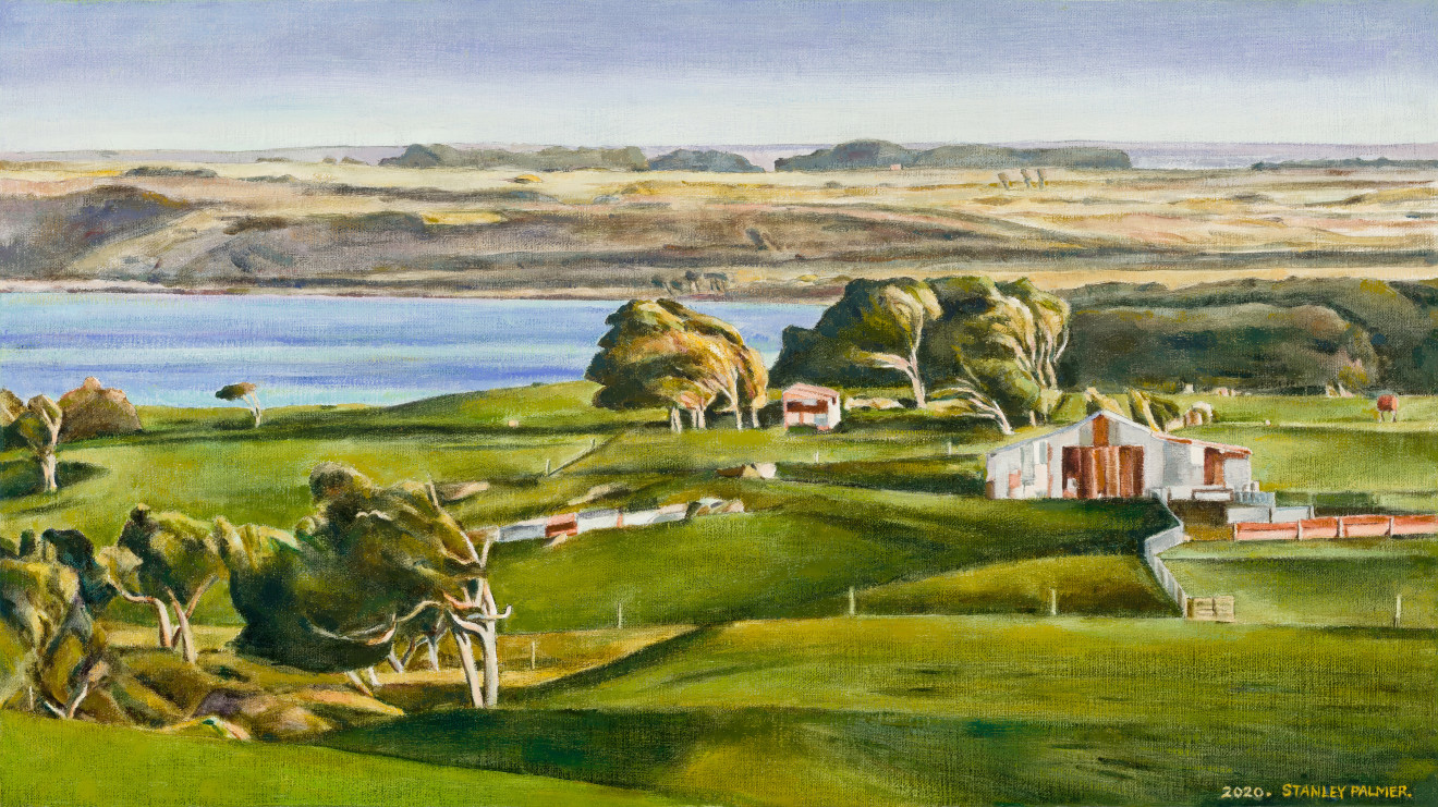 Stanley Palmer, Study for Lagoon - Chatham Islands, 2020