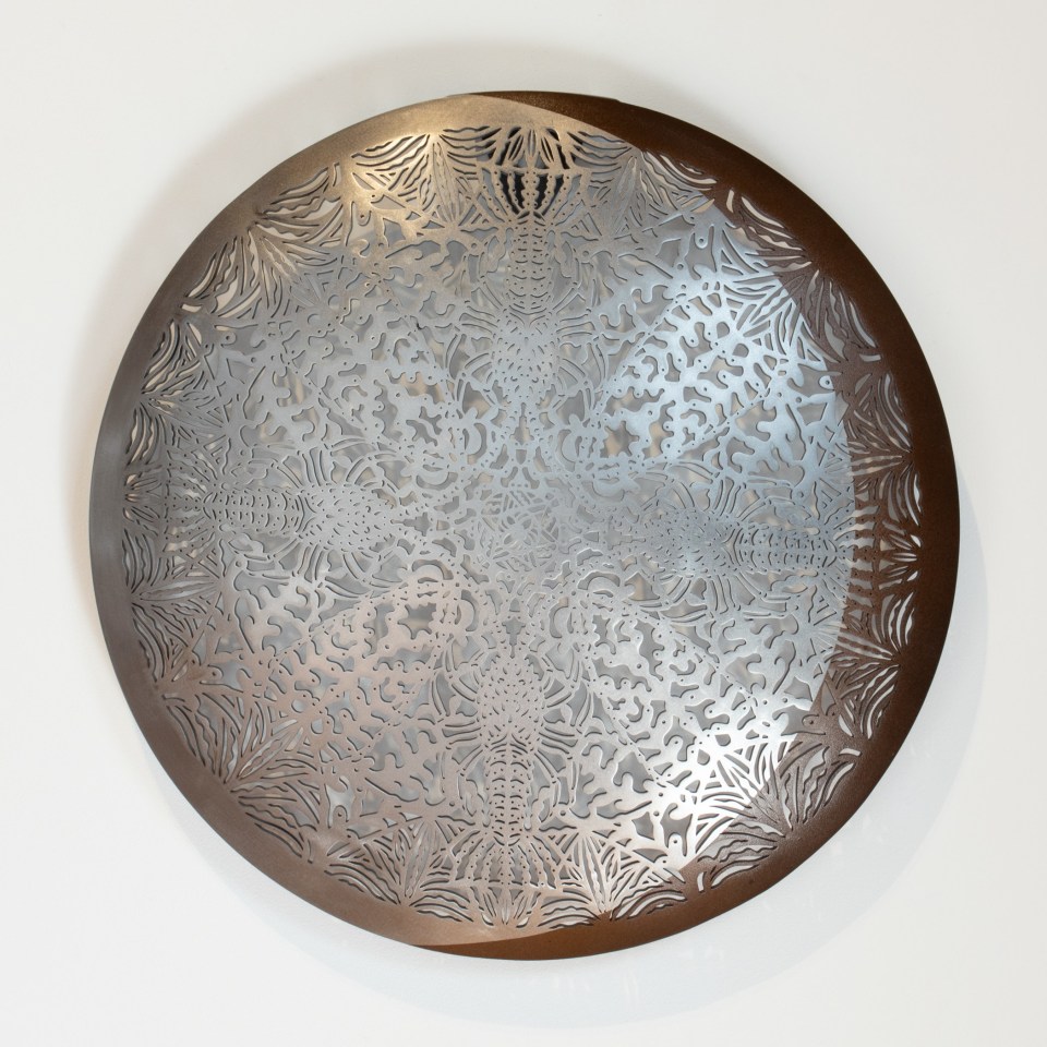 Michel Tuffery, Fa Kōura (Waning Gibbous Moon), 2024