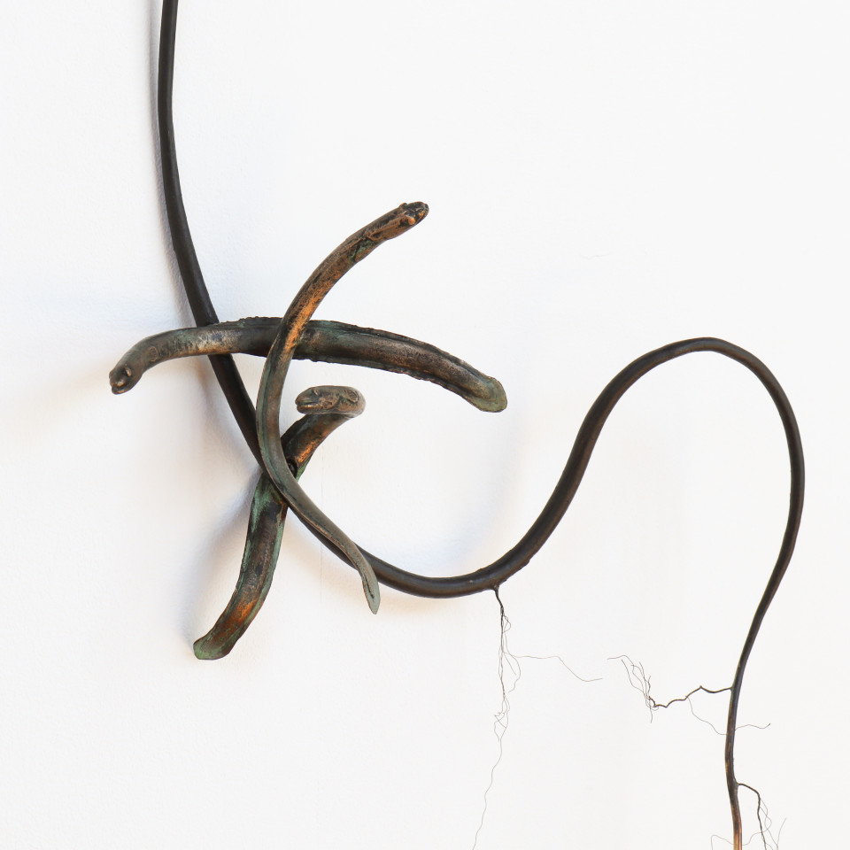 Bing Dawe, Wrenched Ribbonwood with Eels and Oxbow, 2021