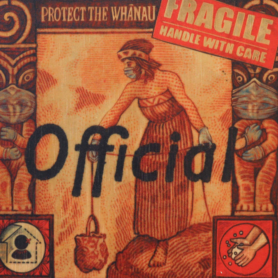Michel Tuffery, Protect the Whānau, Aotearoa, 2021