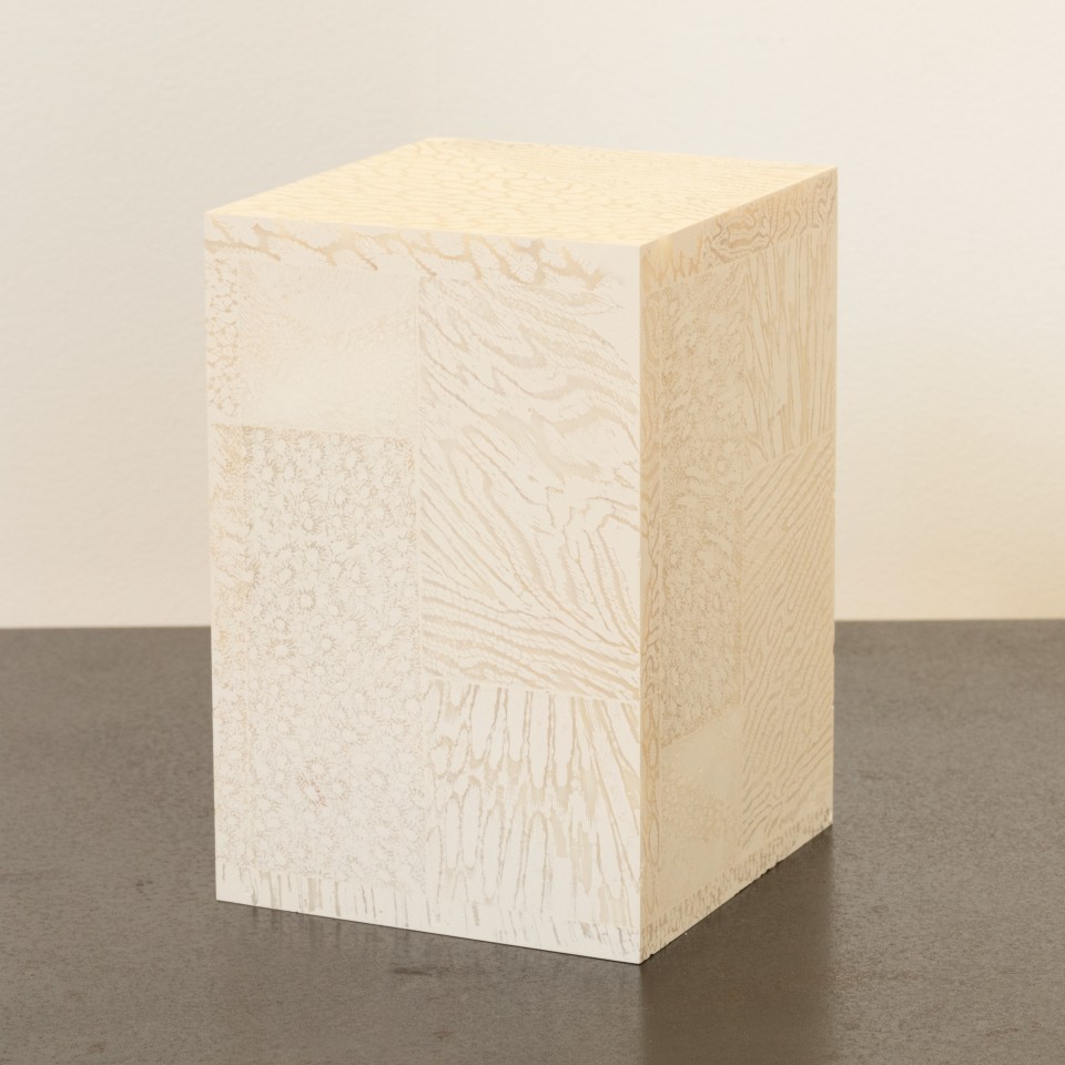 Chauncey Flay, Seawall #8 (white), 2024