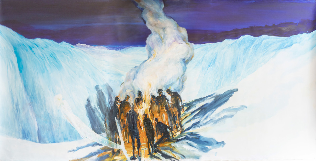 John Walsh, Fire and Ice (Collaboration with Euan Macleod), 2016