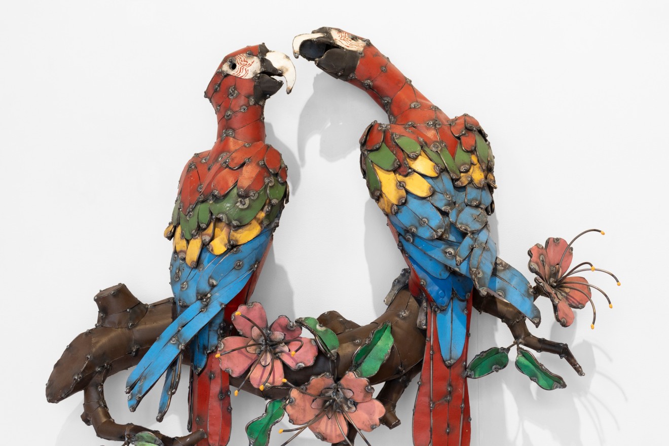 Hannah Kidd, Tropical Downpour (Red), 2025