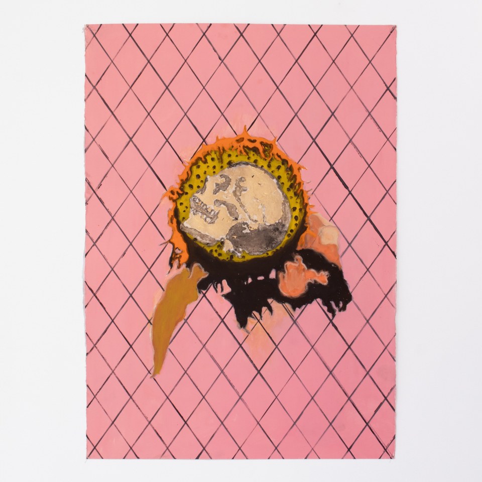 Pete Wheeler, Blume (skull), 2024
