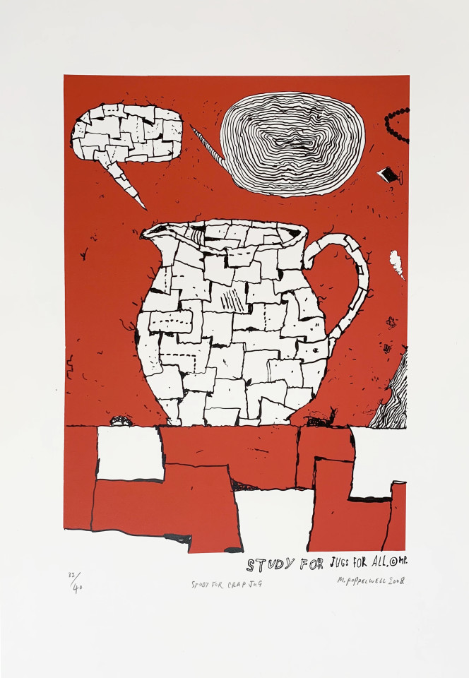 Martin Poppelwell, Study For Crap Jug, 2008