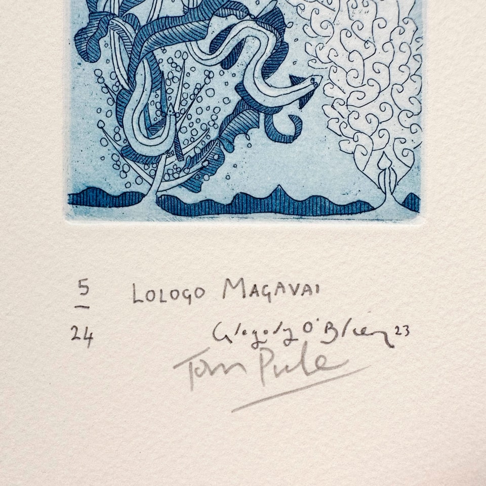 John Pule, (Collaboration with Gregory O'Brien) Lologo Magavai, 2023