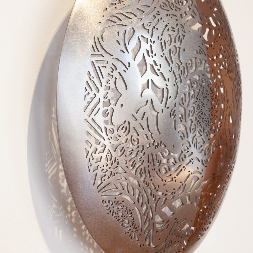 Michel Tuffery, Ngā Tuna Watercress (Last Quarter Moon), 2024