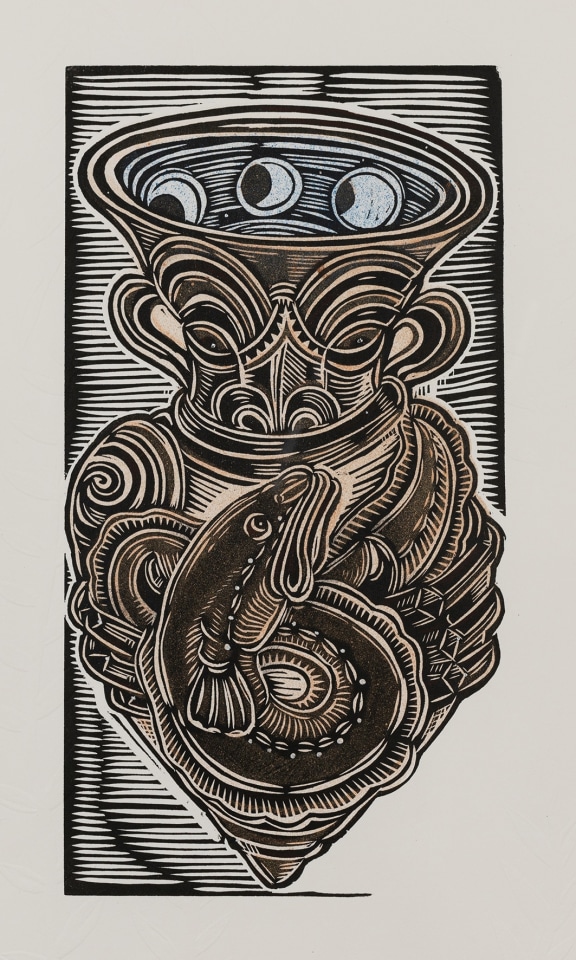 Michel Tuffery, Searching for the Water in Te Whanganui-a-Tara, 2024