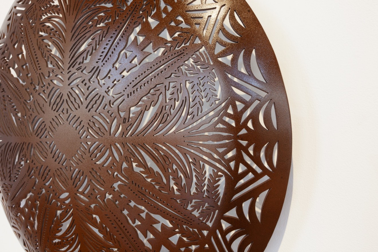 Michel Tuffery, Siapo Māhina (New Moon), 2024