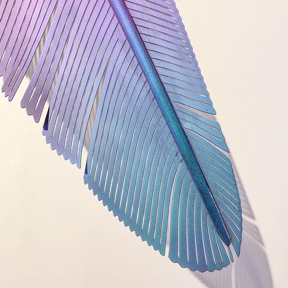 Neil Dawson, Kererū feather, 2020