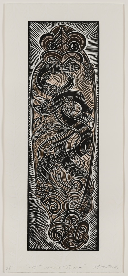 Michel Tuffery, Te Waka Tuna, 2024