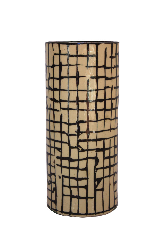Martin Poppelwell, Grid (Cylinder), 2018
