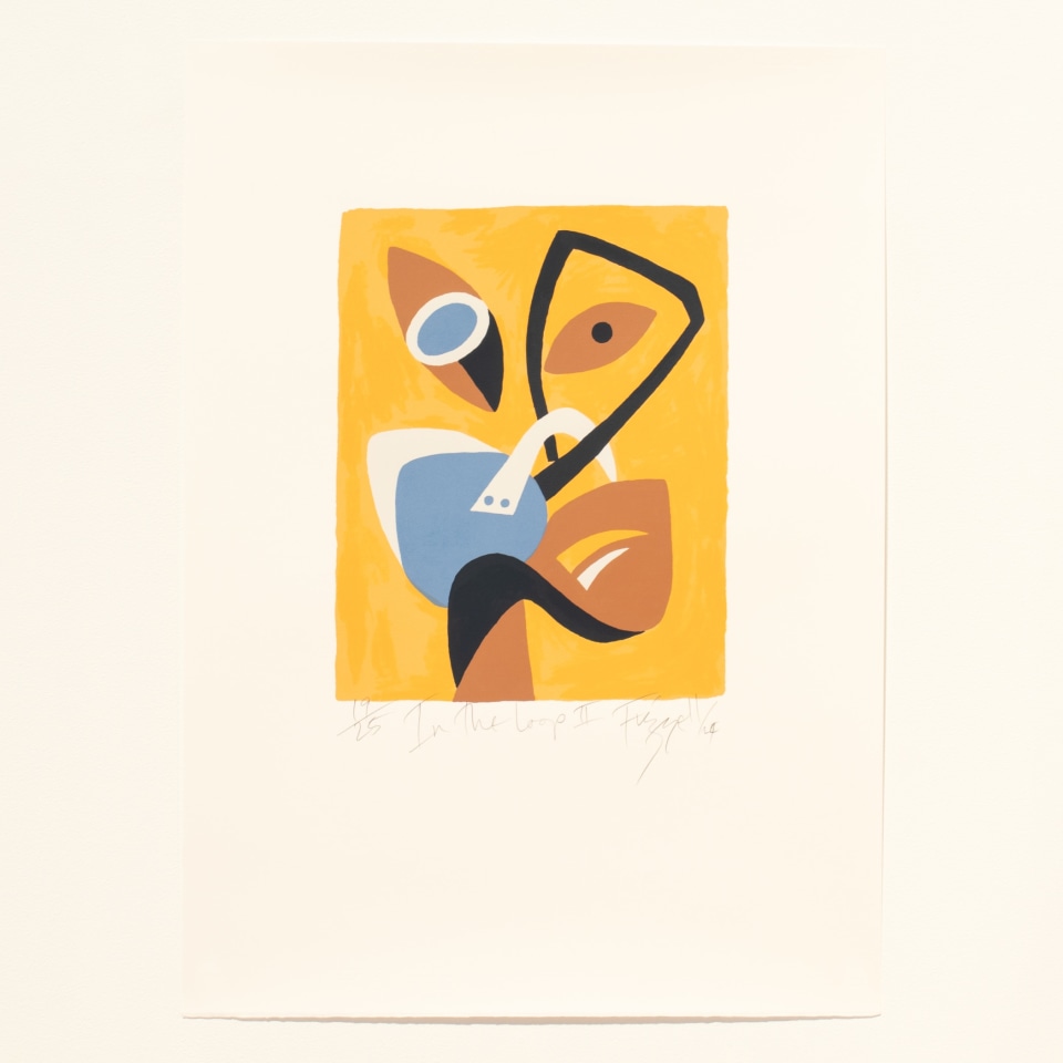 Dick Frizzell, In the Loop II, 2024