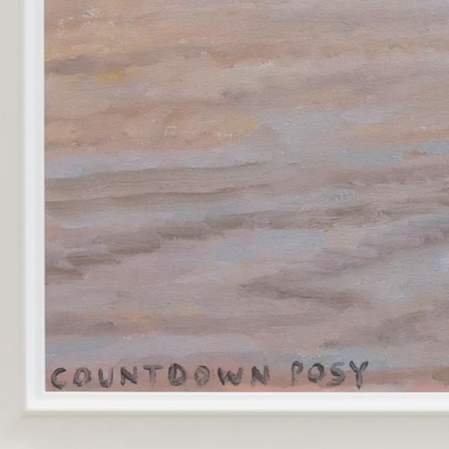 Dick Frizzell, Countdown Posy, 1/9/2021