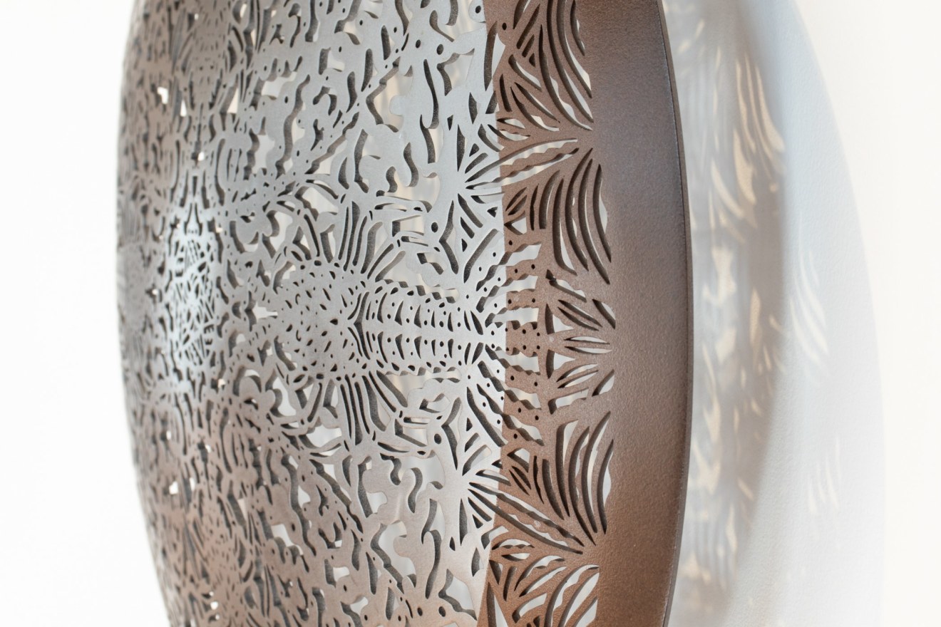 Michel Tuffery, Fa Kōura (Waning Gibbous Moon), 2024