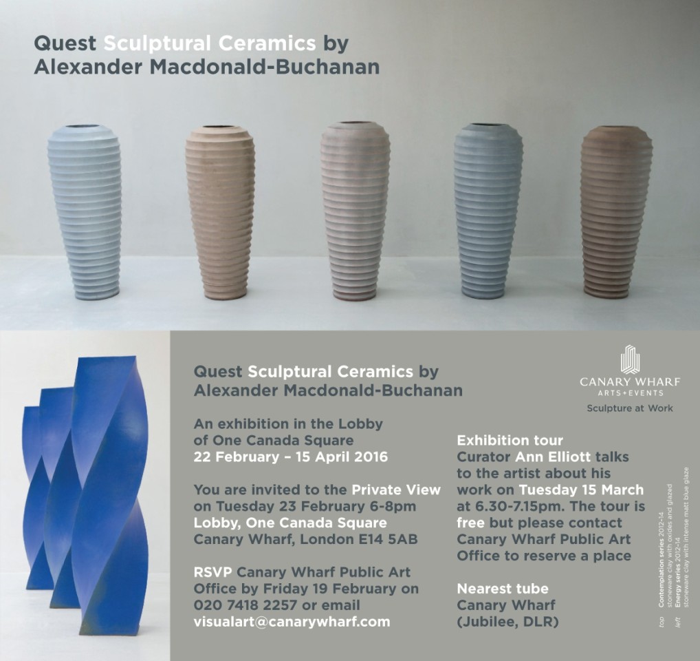 Quest Sculptural Ceramics by Alexander Macdonald-Buchanan