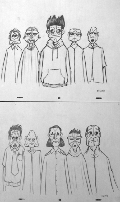 Patrick Smith, Animation drawings, 2007