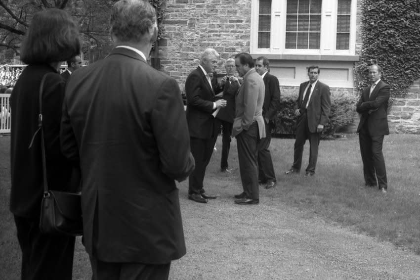 Robert Dimin, Clinton and Stone at Princeton, 2006