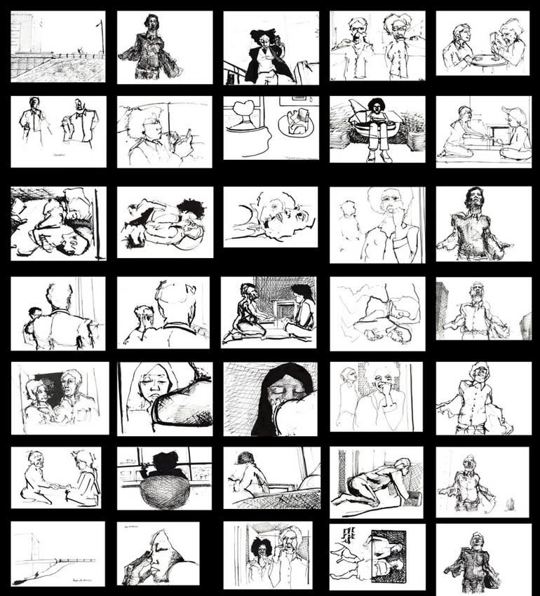 Zachary Yorke, Storyboard Grid, 2006