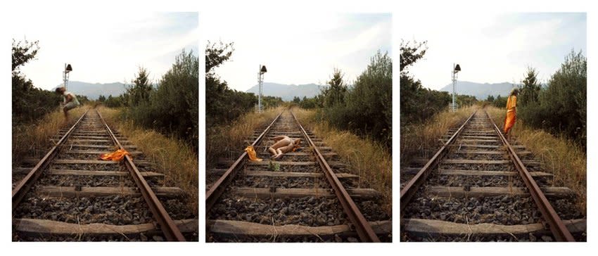 Giada Ripa, Untitled Rail 3, 4, 5 (tryptic), 2005