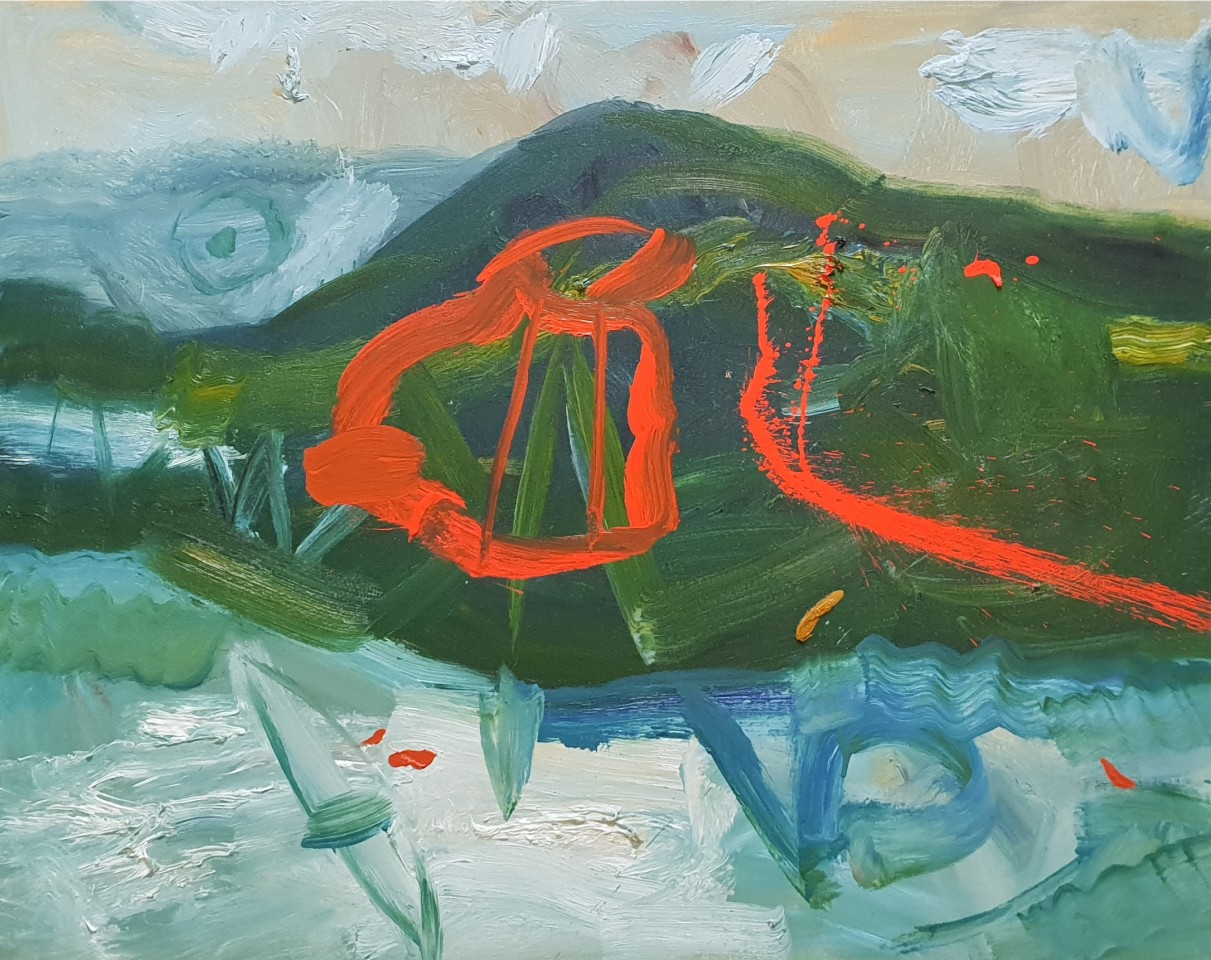 Maurice Cockrill 1936 - 2013, Mynydd Mawr, 2010