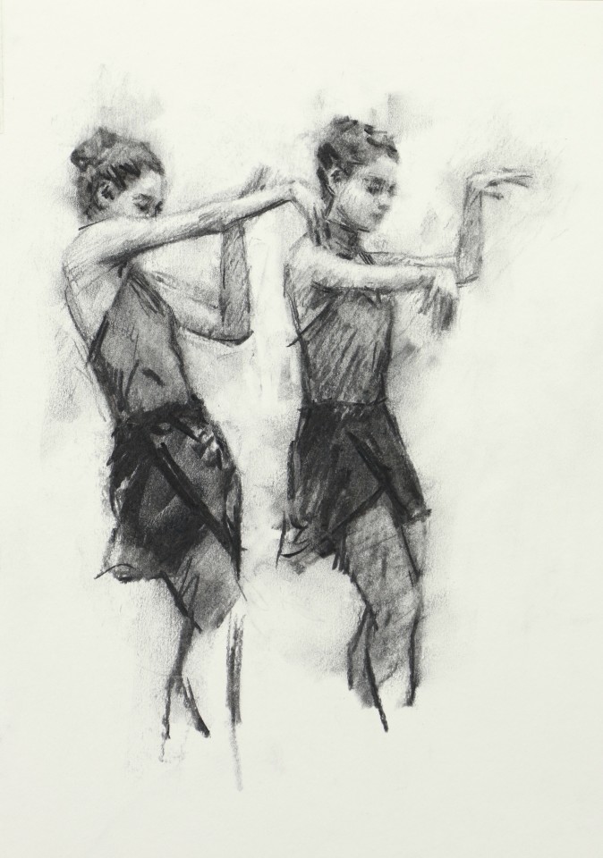 Carl Chapple, 'Juliet' - Danila Marzilli rehearsing Romeo & Juliet (Ballet Cymru Rehearsal 161)