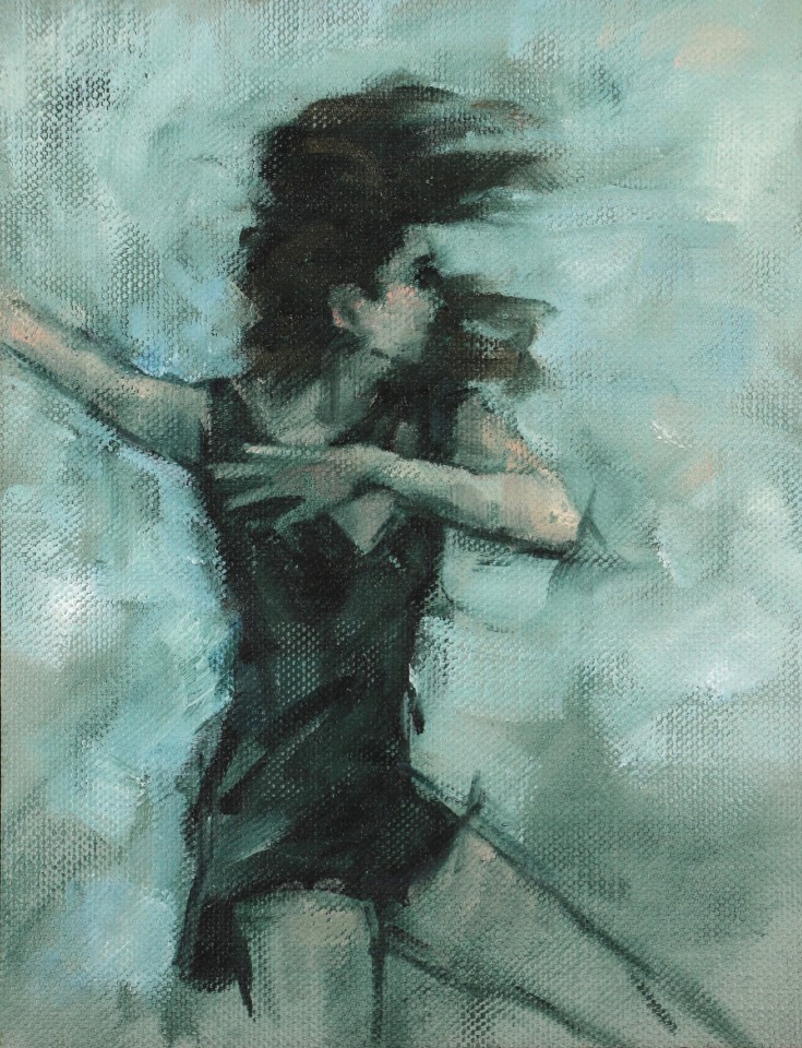 Carl Chapple, 'Juliet' - Danila Marzilli rehearsing Romeo & Juliet (Ballet Cymru Rehearsal 168)
