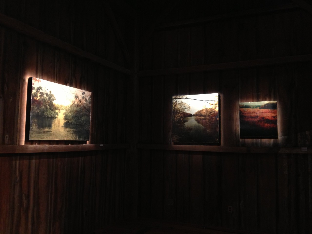 Installation view, River of Grass at The Barn at Flint Woods