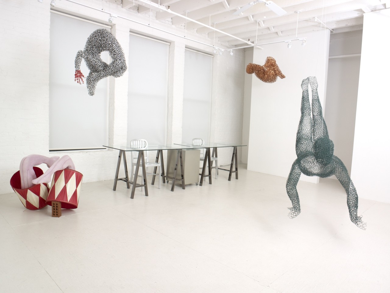 Installation view, Some Kind of Nature, sculpture by Julie Tremblay at 571 Projects NYC