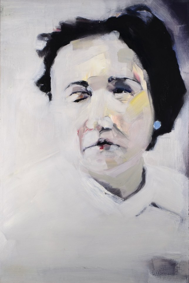 Melora Griffis, sister, 2008, oil on canvas, 32.5 x 21.5 in.