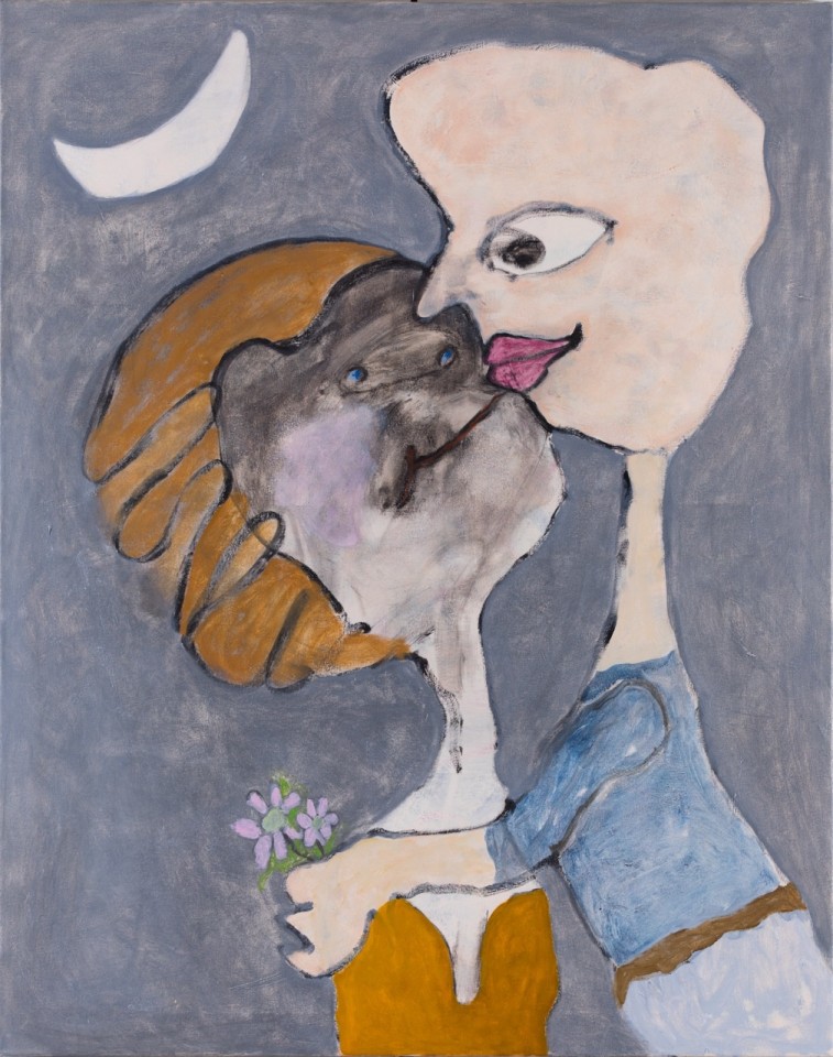 Dusty Boynton  Love  2021  oil on canvas  58 x 46 in.