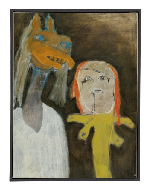 Dusty Boynton  Odd Couple  2015  oil on linen  32 x 24 in.