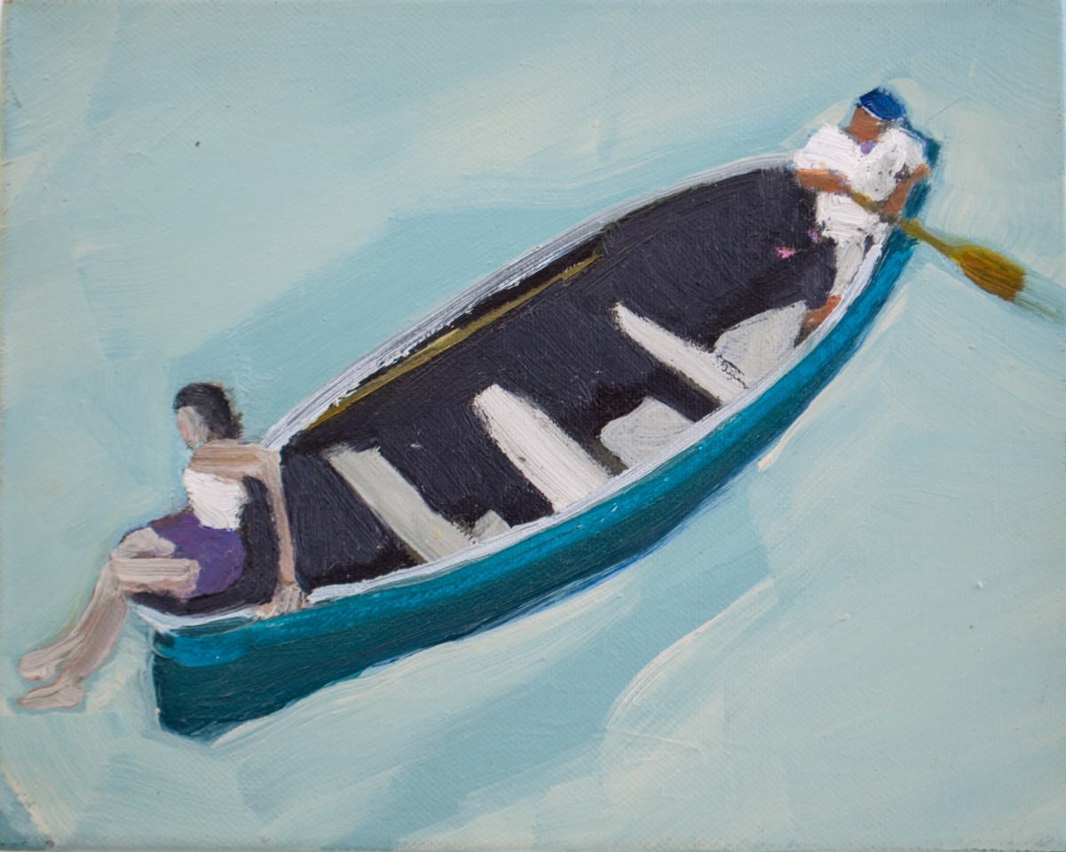 Melora Griffis, opposite ends of the boat, 2013