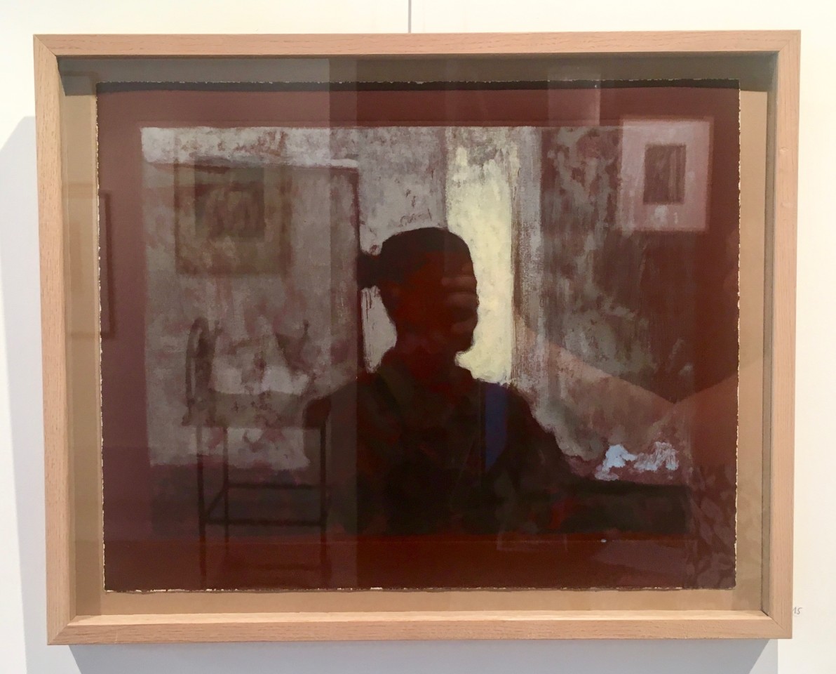 Nicolas Sage, Autoportrait dans l'atelier, 2017