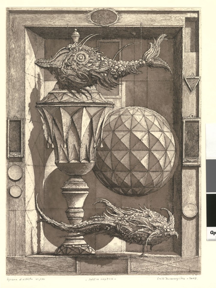 Érik Desmazières, Sphère captive , 2010