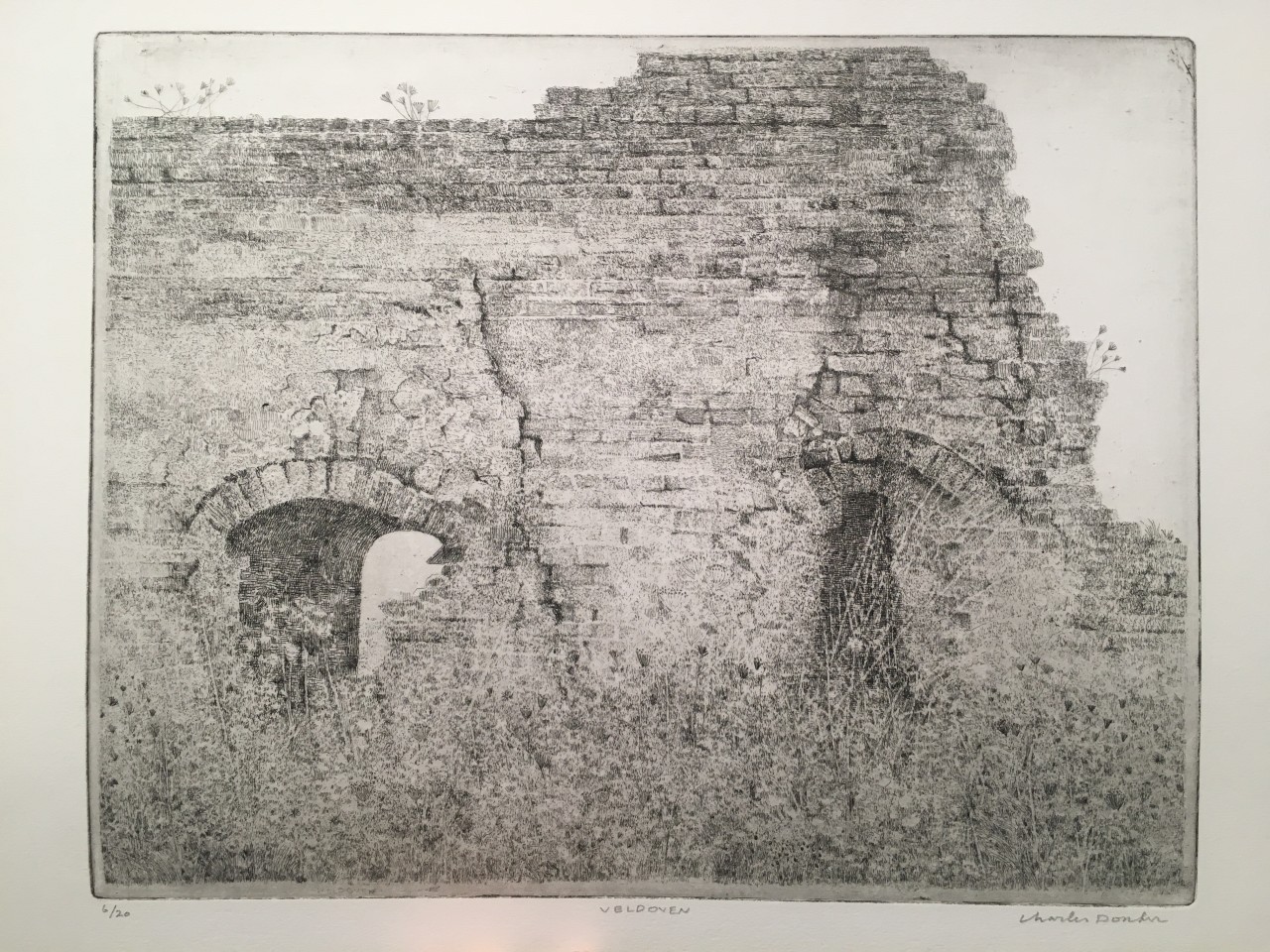 Charles Donker, Four à briques - Ruine d’un four de champ (polder près de Nijmegen, Persingen Ooy), Ca. 2014