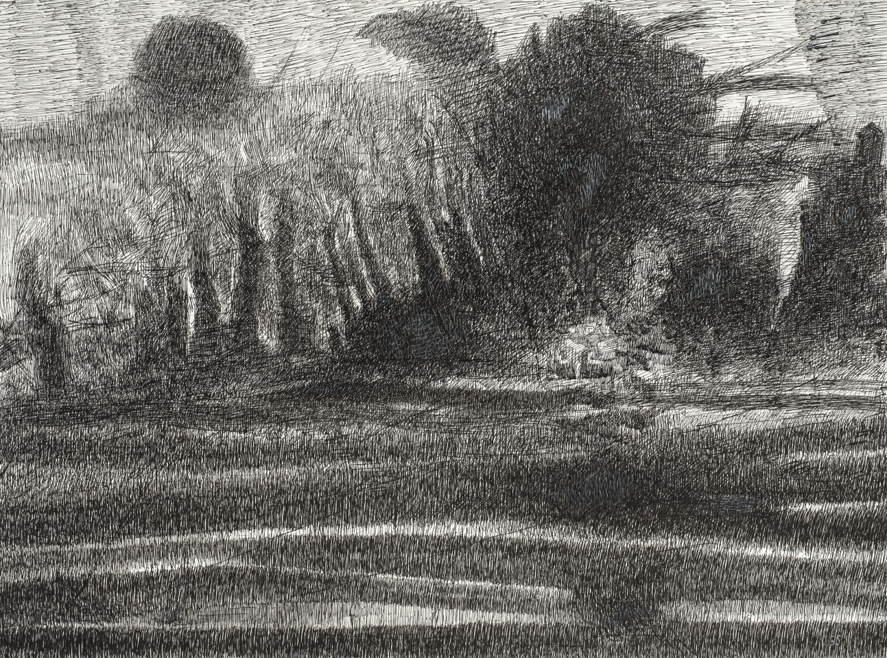 Gustave de Staël, La Nuit arrive, 2020