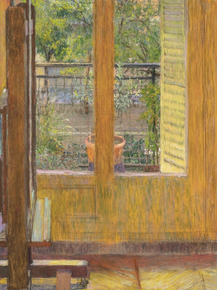 Martin Basdevant, Paysage à l'atelier, La Villette, 2021