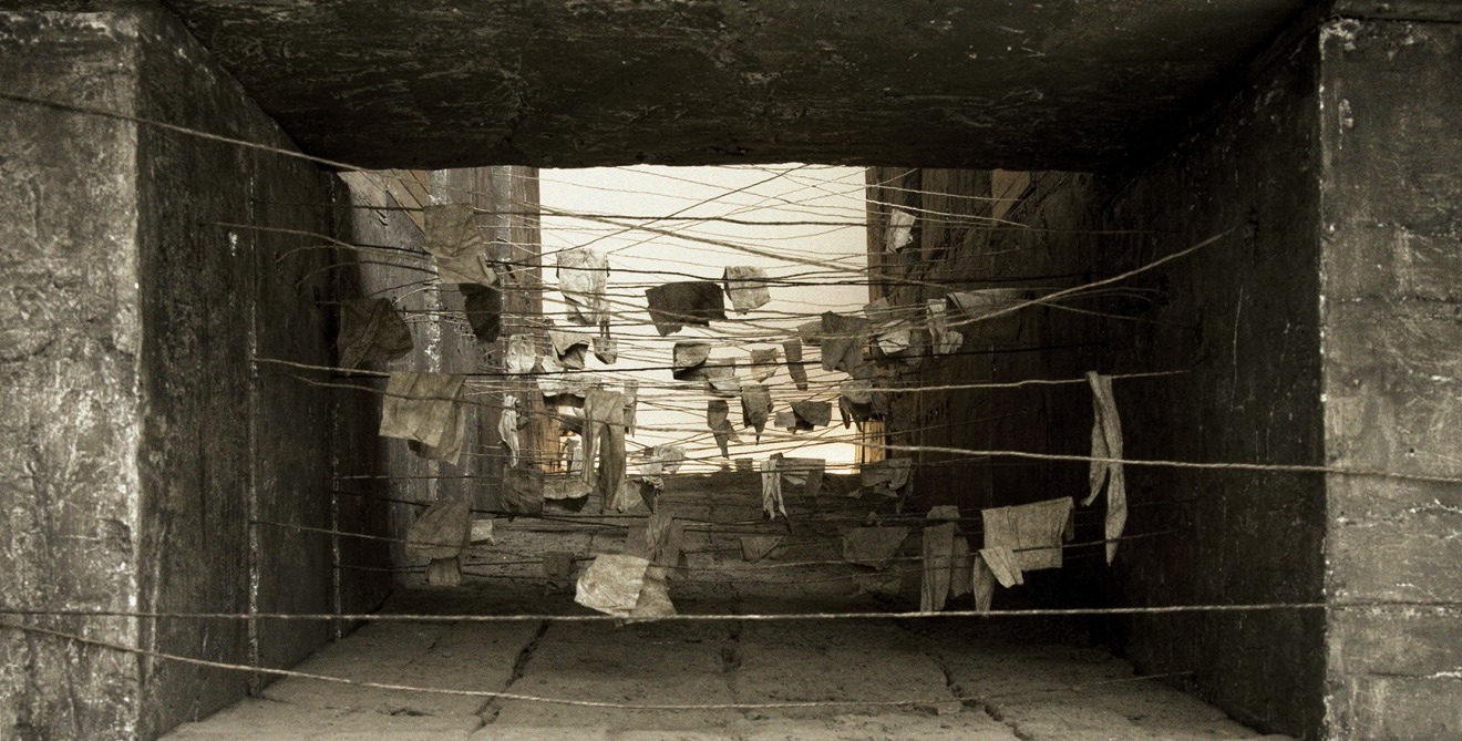 Édith Dufaux, Rue haute au linge presque pleine, 2014