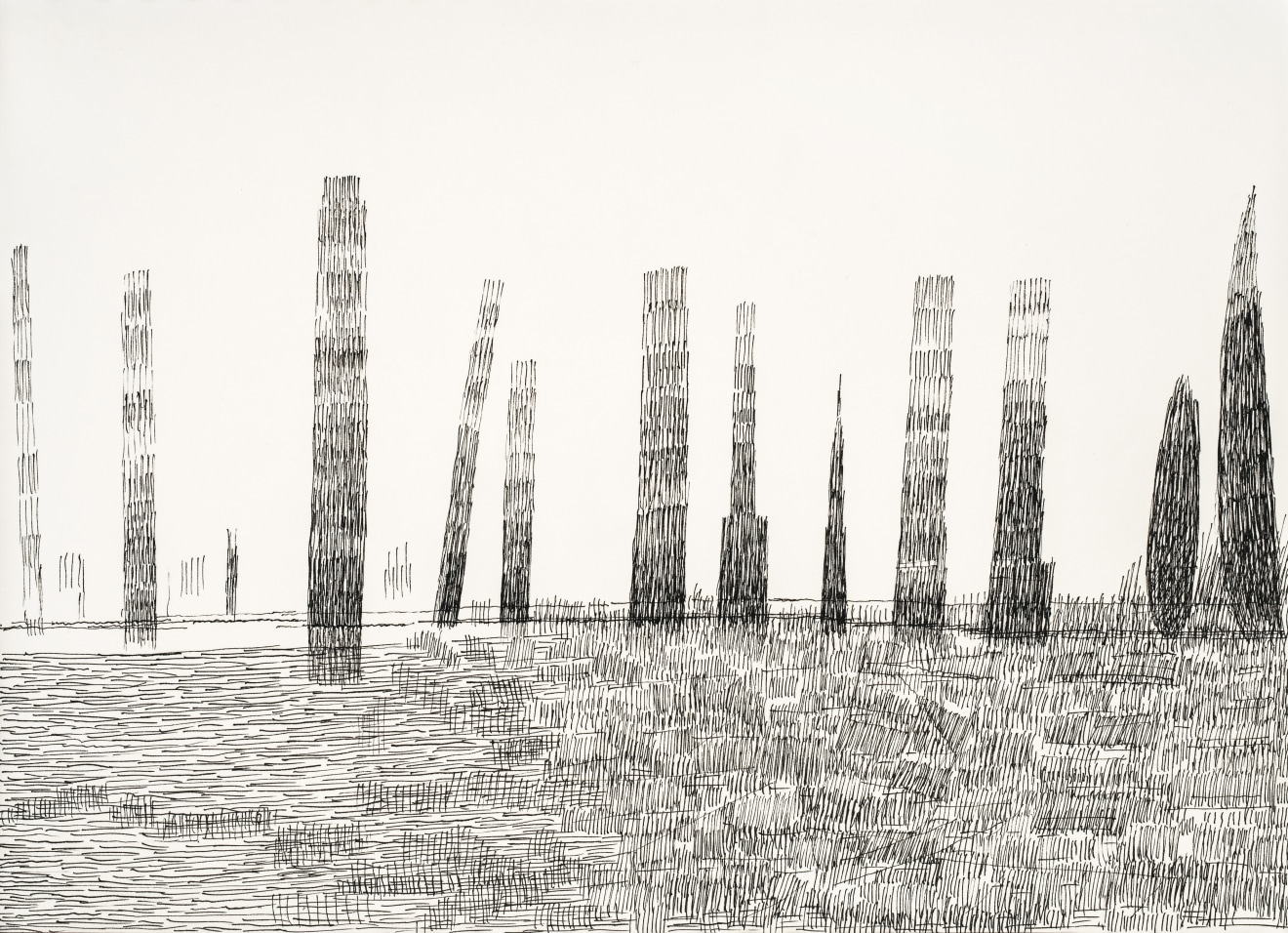 Gustave de Staël, Stèles, 2020