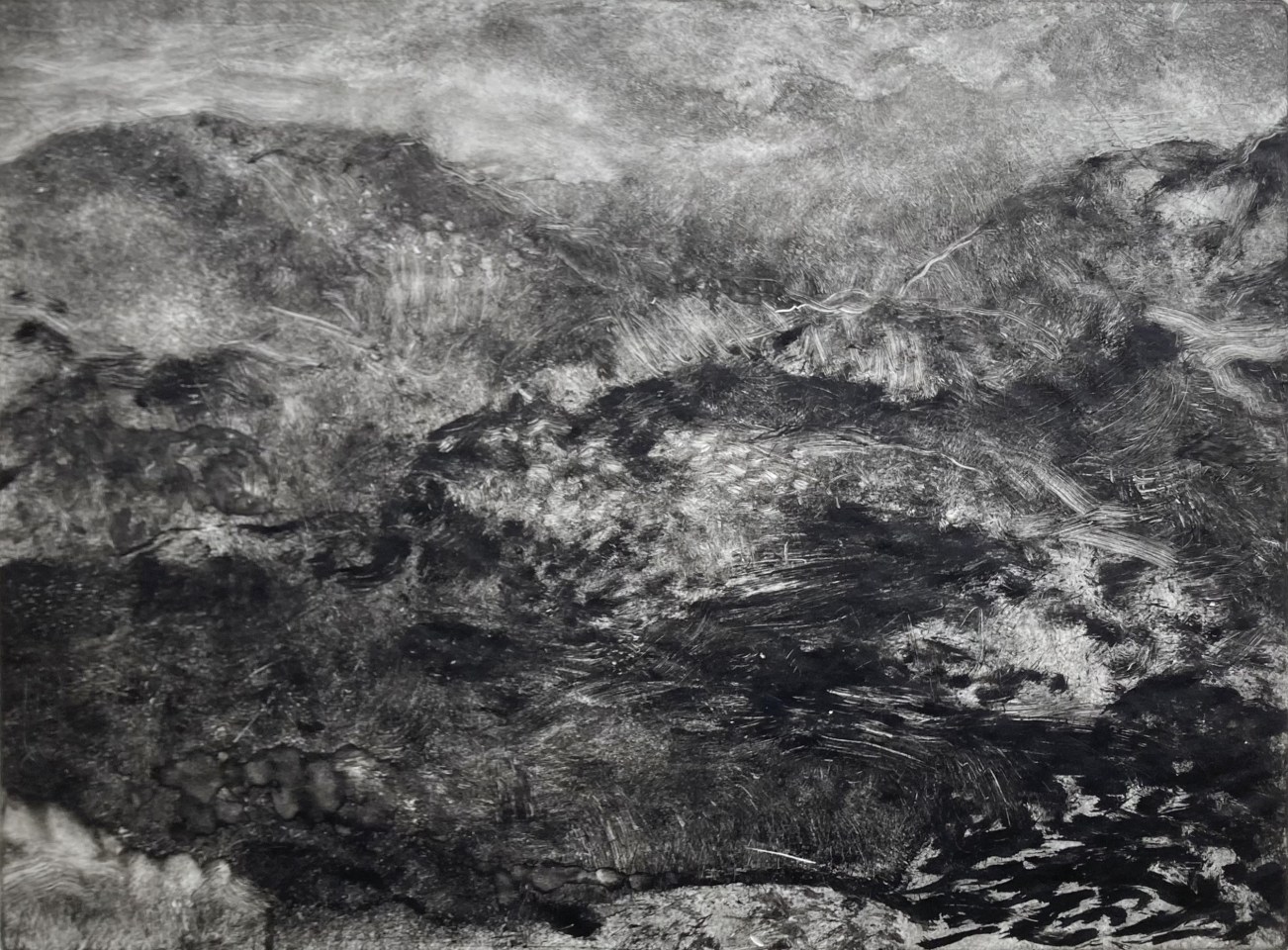 Martin Basdevant, Paysage de montagne, 2024