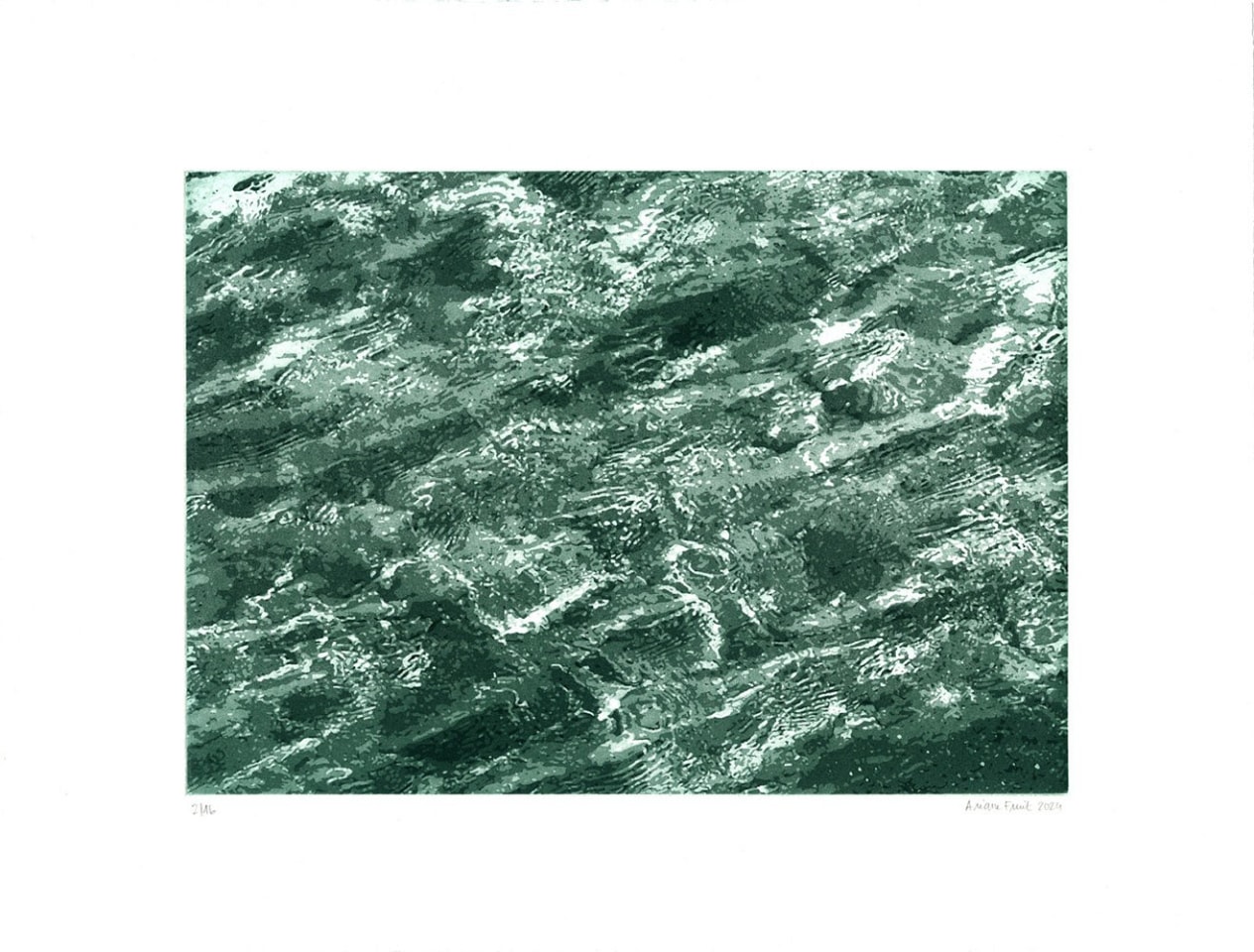 Ariane Fruit, Série Immersion - Flaque - A2, 2023