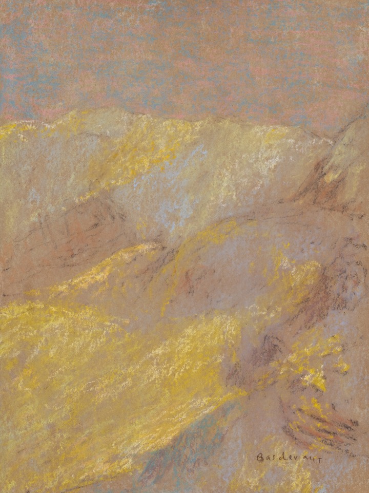 Martin Basdevant, Matin bleu - Aube jaune, 2023